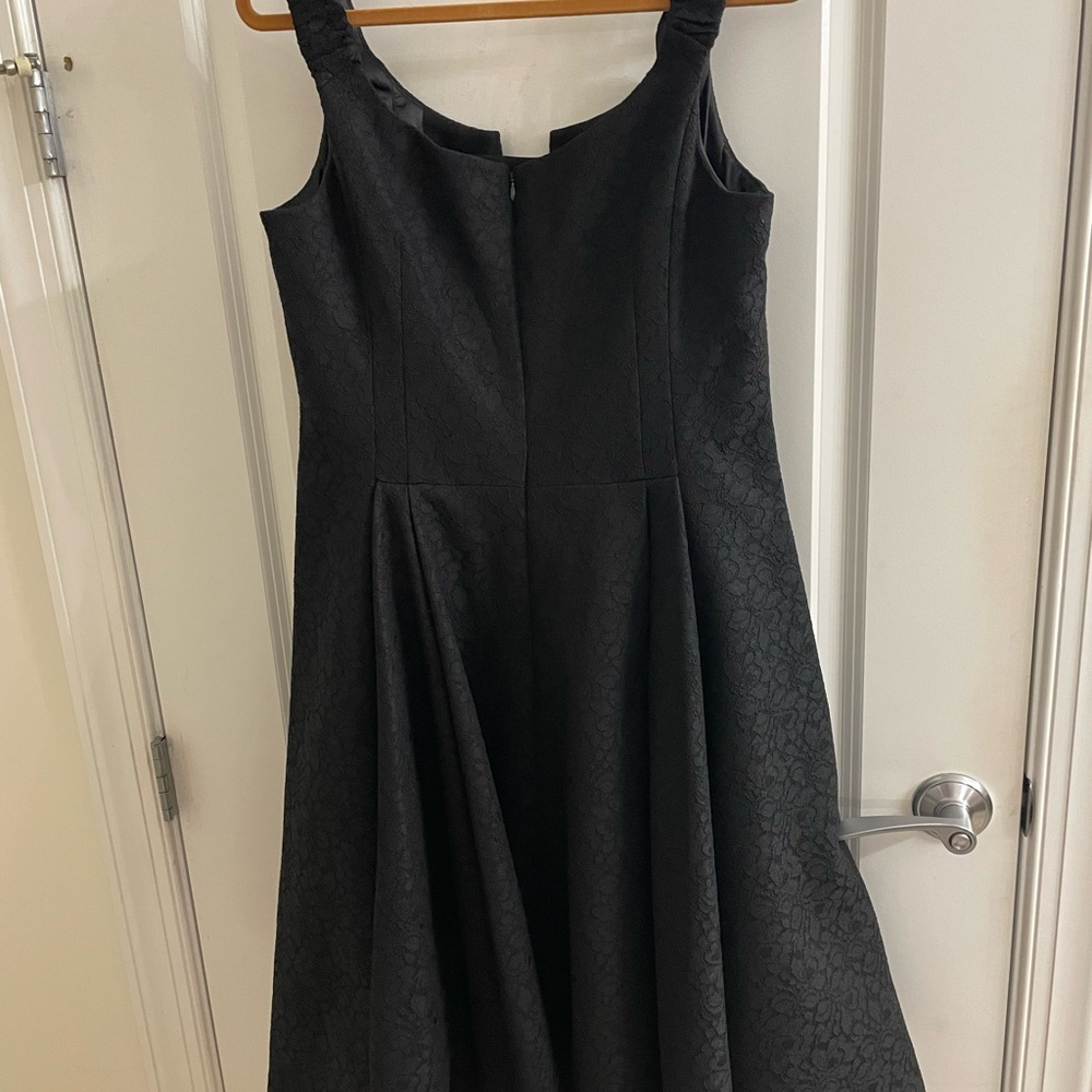 White House Black Market Black Midi Dress